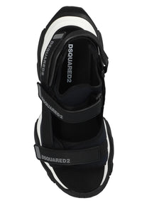 Sandalias gruesas con tira táctil de Dsquared2
