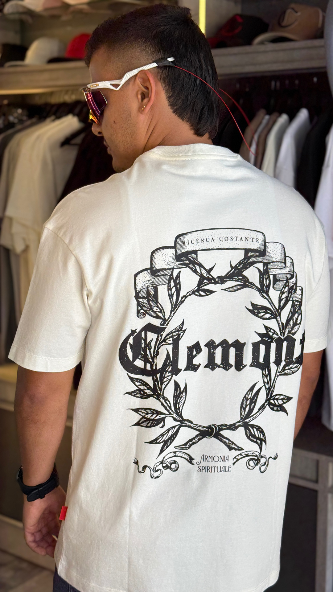 Camiseta Clemont Estremo Crema