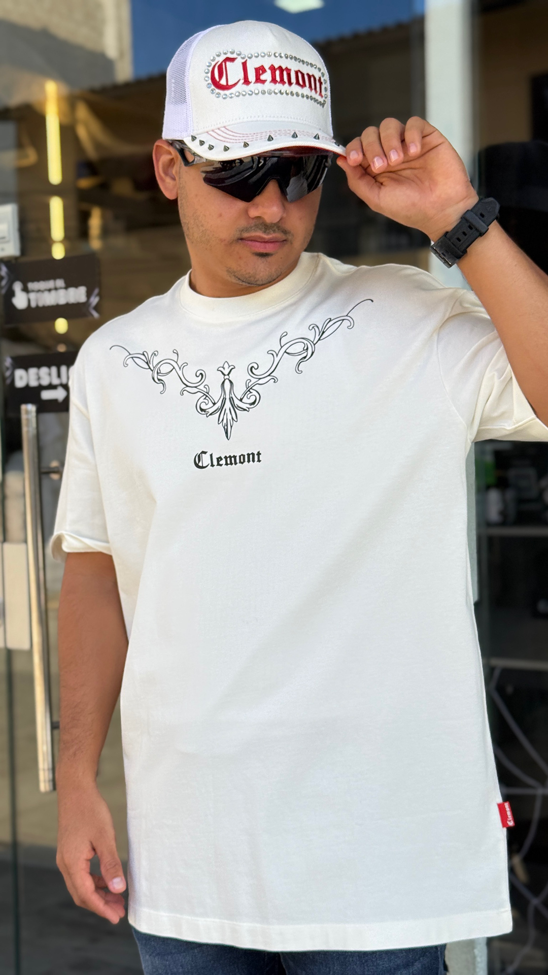 Camiseta Clemont Ombra Crema