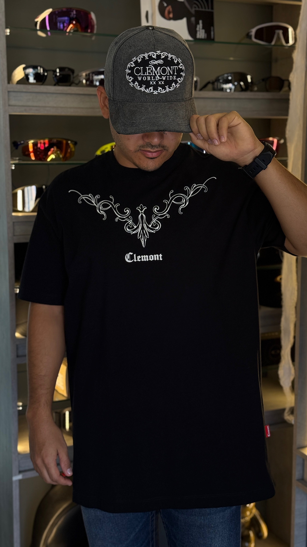Camiseta Clemont Ombra Negra