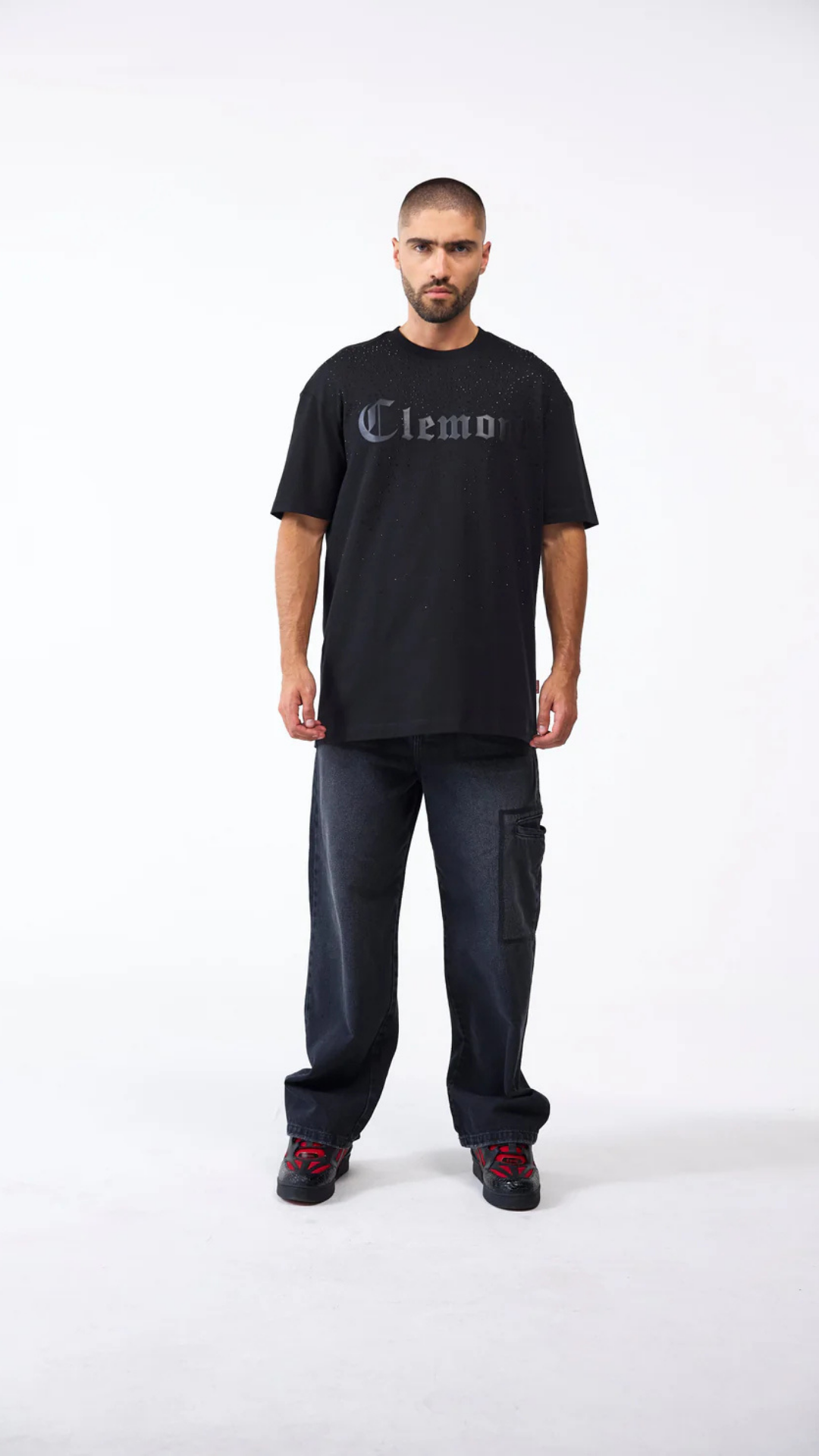 CAMISETA CLEMONT INTERLUDIO NEGRO