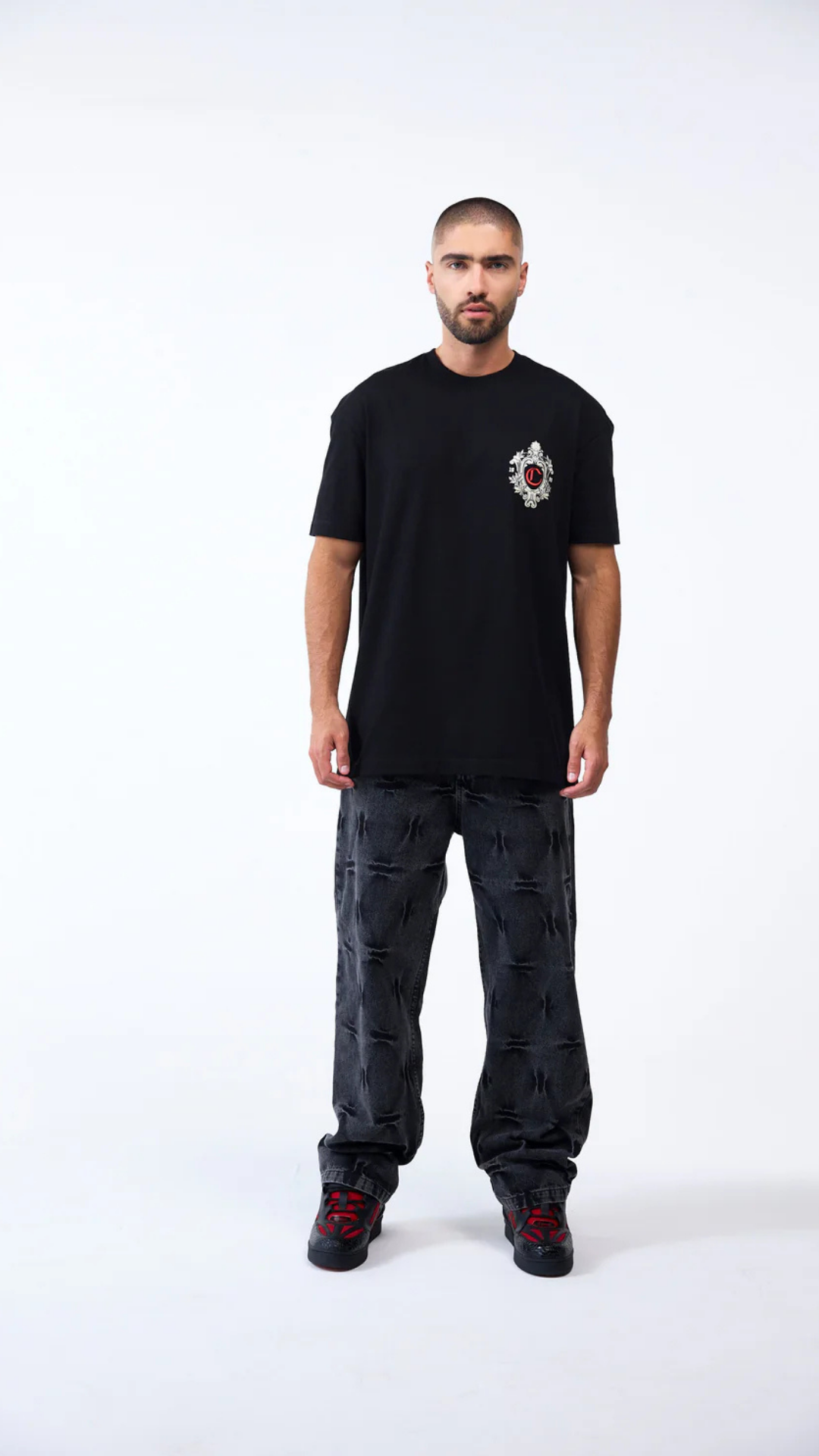 CAMISETA CLEMONT EUFORIA NEGRO