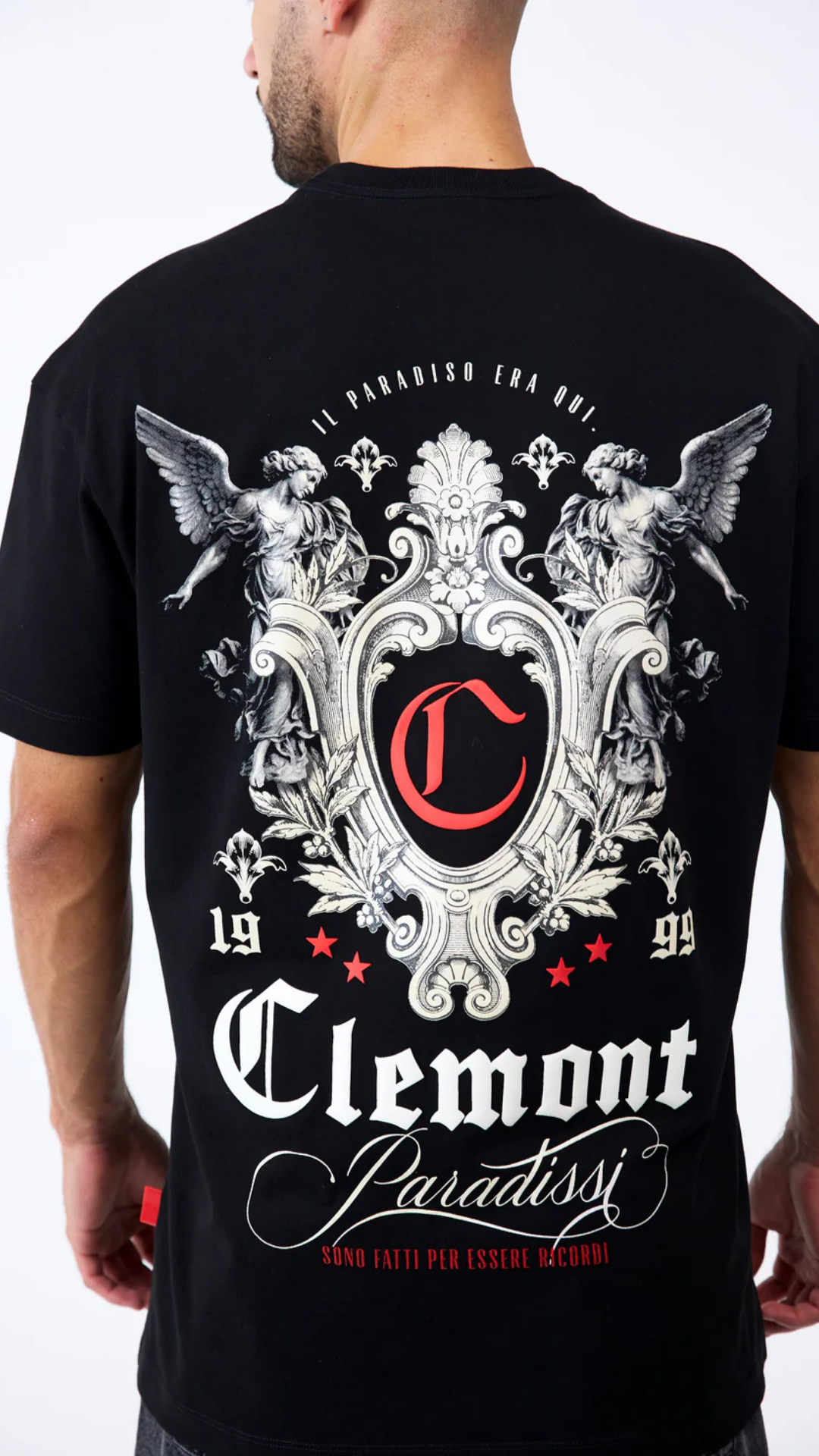 CAMISETA CLEMONT EUFORIA NEGRO