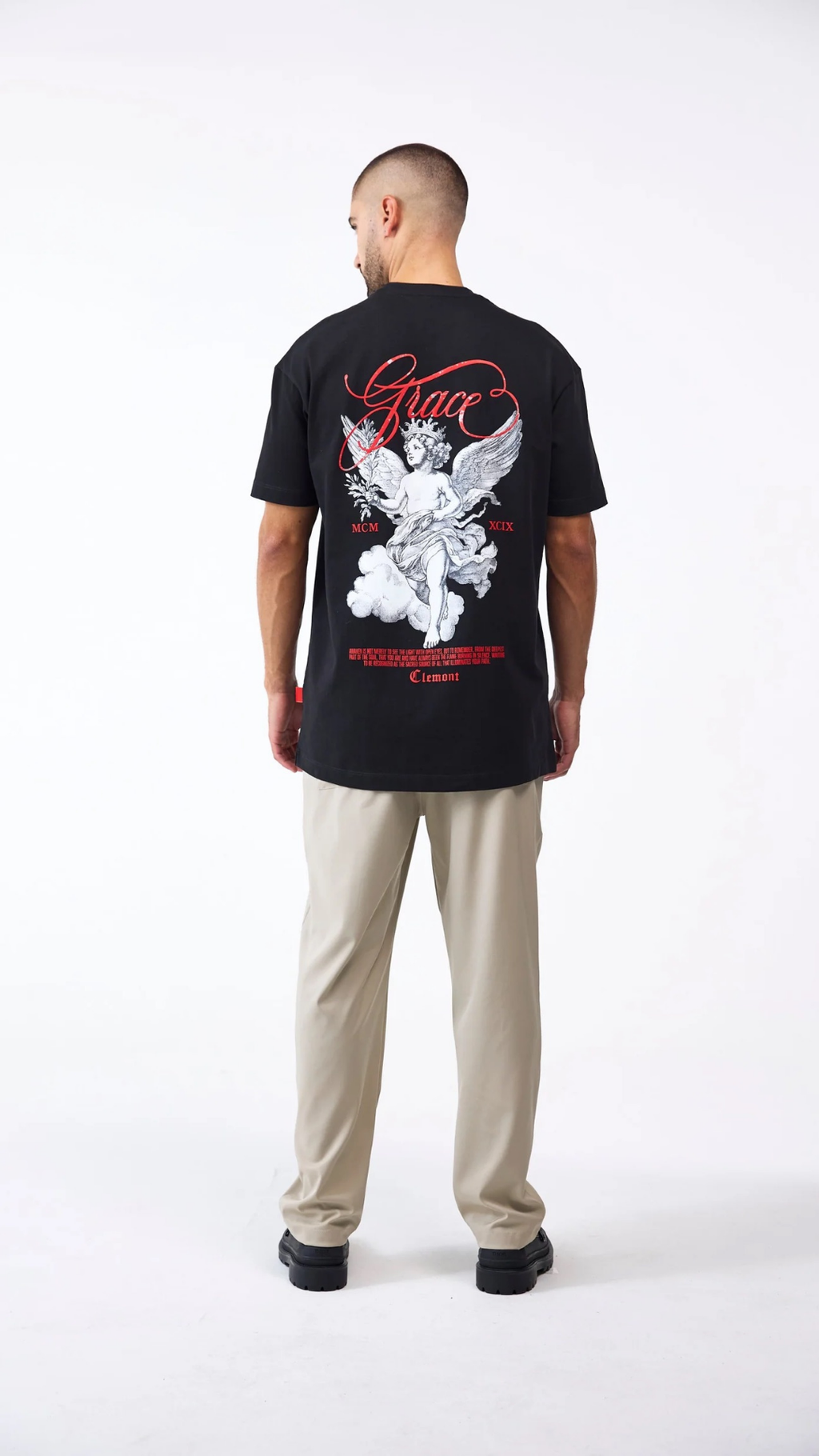 CAMISETA CLEMONT LIBERTÁ NEGRO