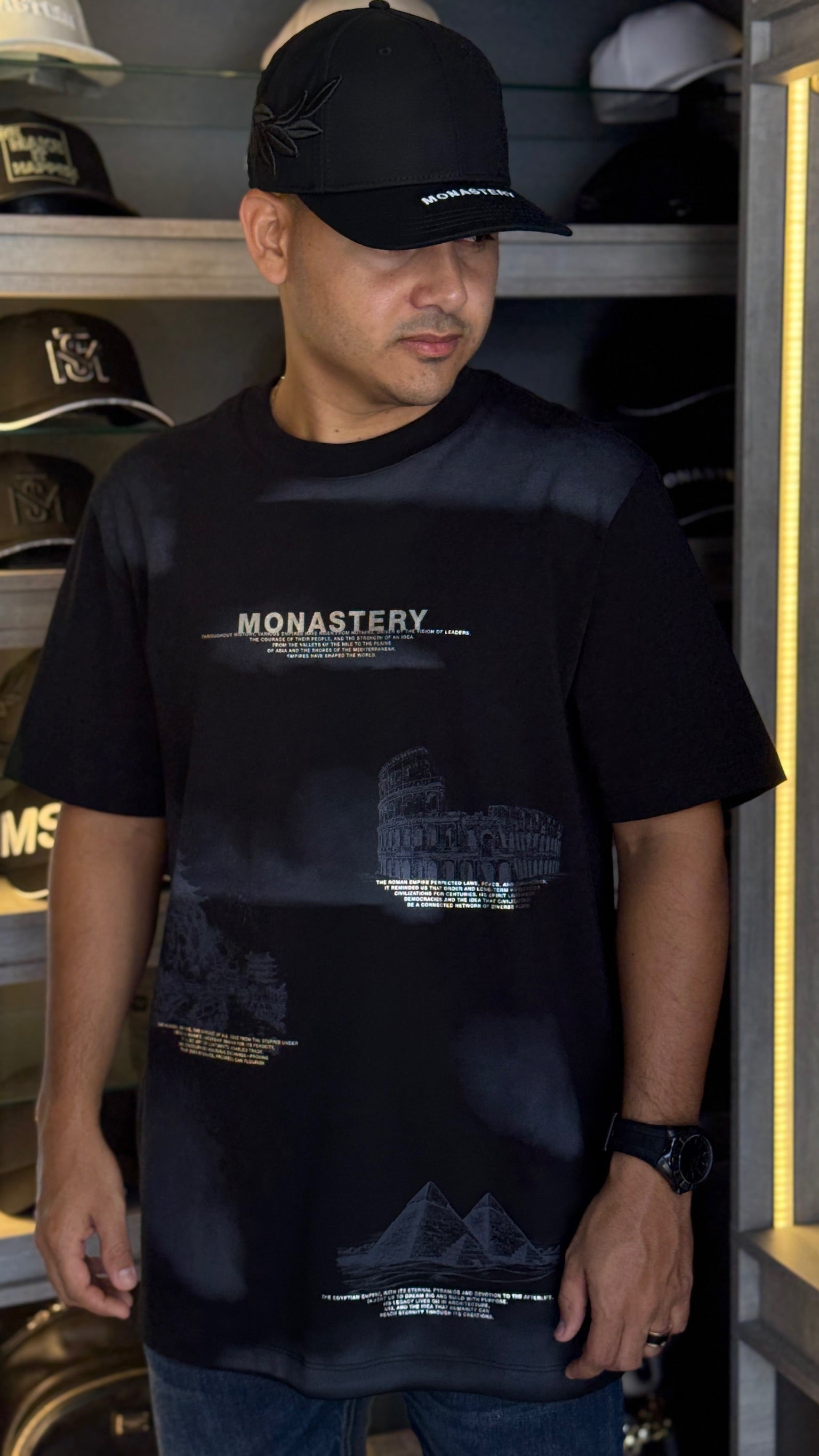 CAMISETA ARCUS MONASTERY BLACK