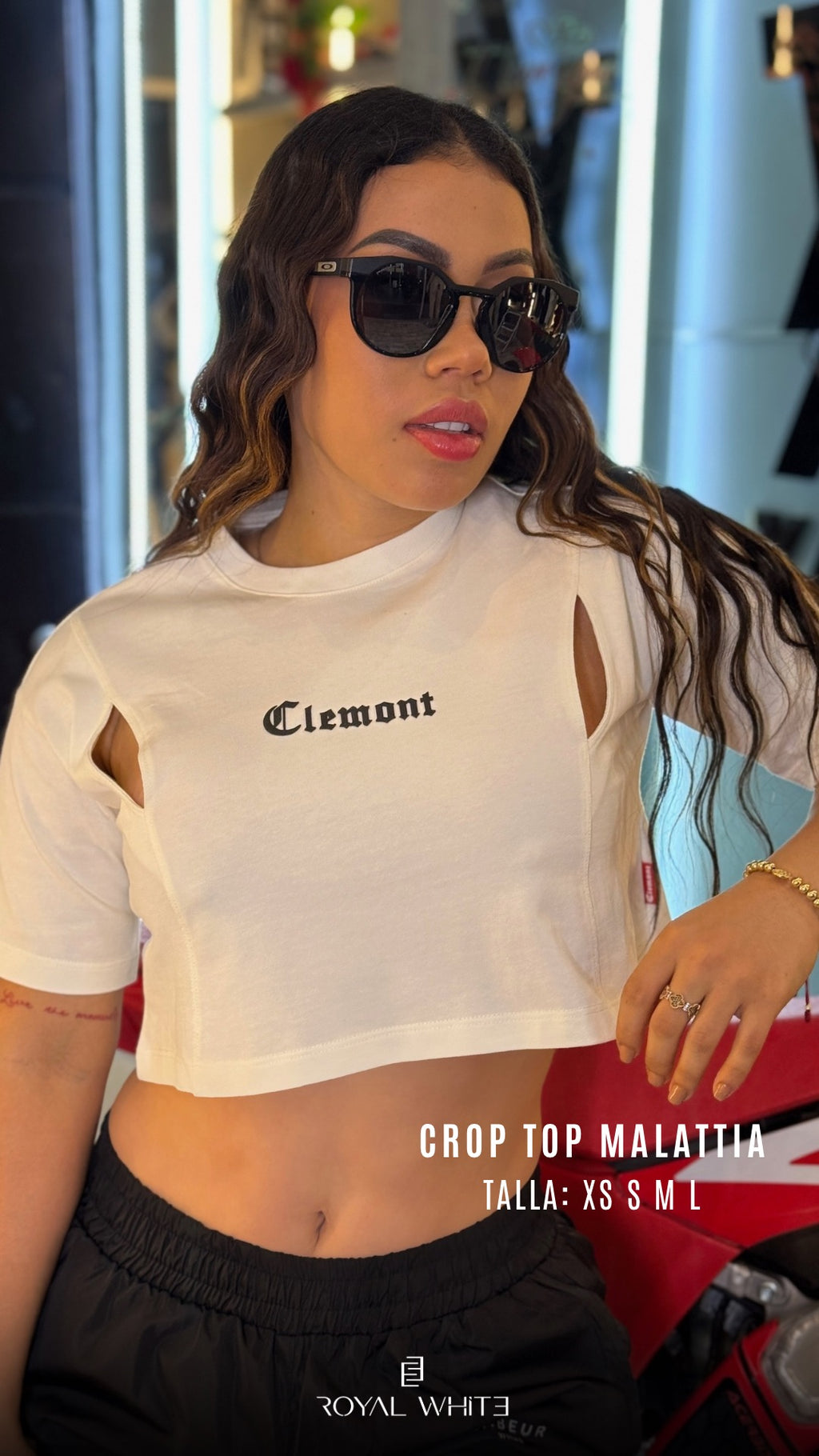 Crop Top Malattia Crema