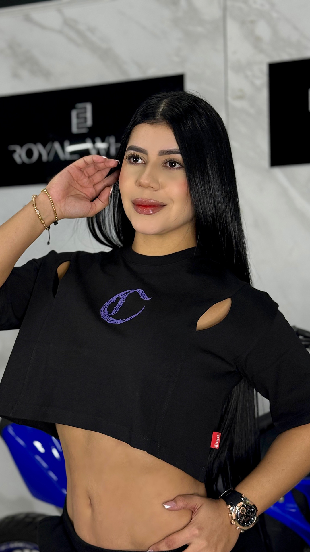 Crop Top Clemont Sacralita Black