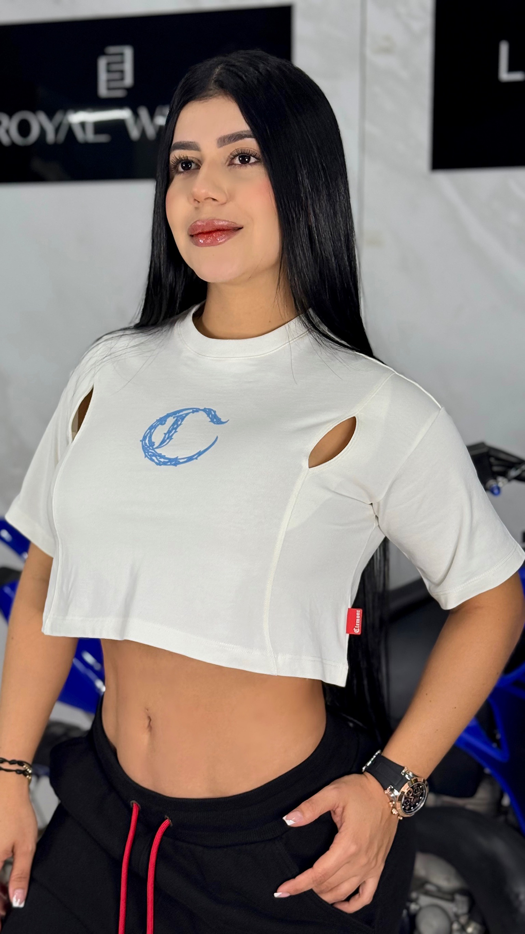 Crop Top Clemont Sacralita Crema