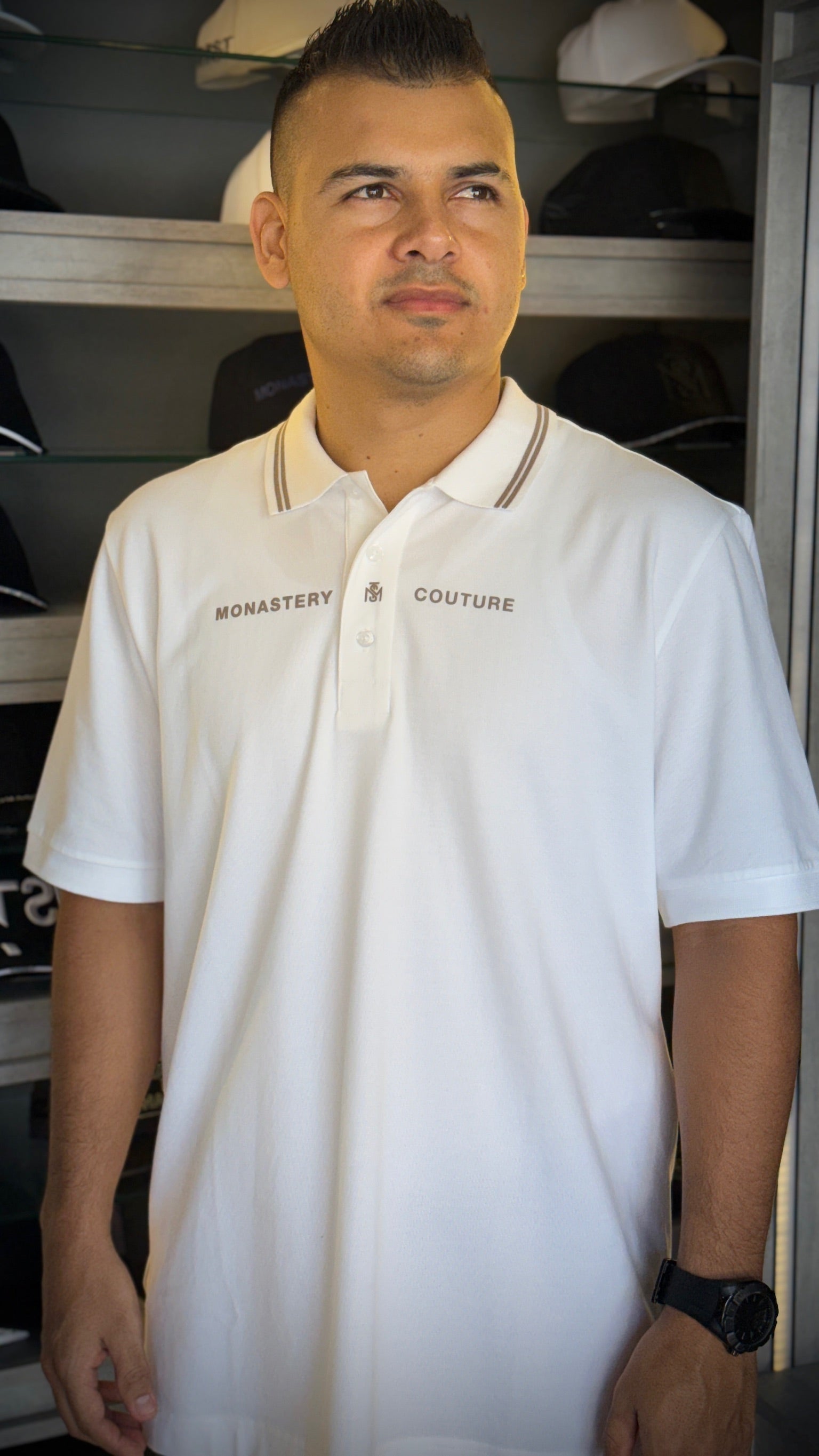 CAMISETA MONASTERY KORION POLO WHITE