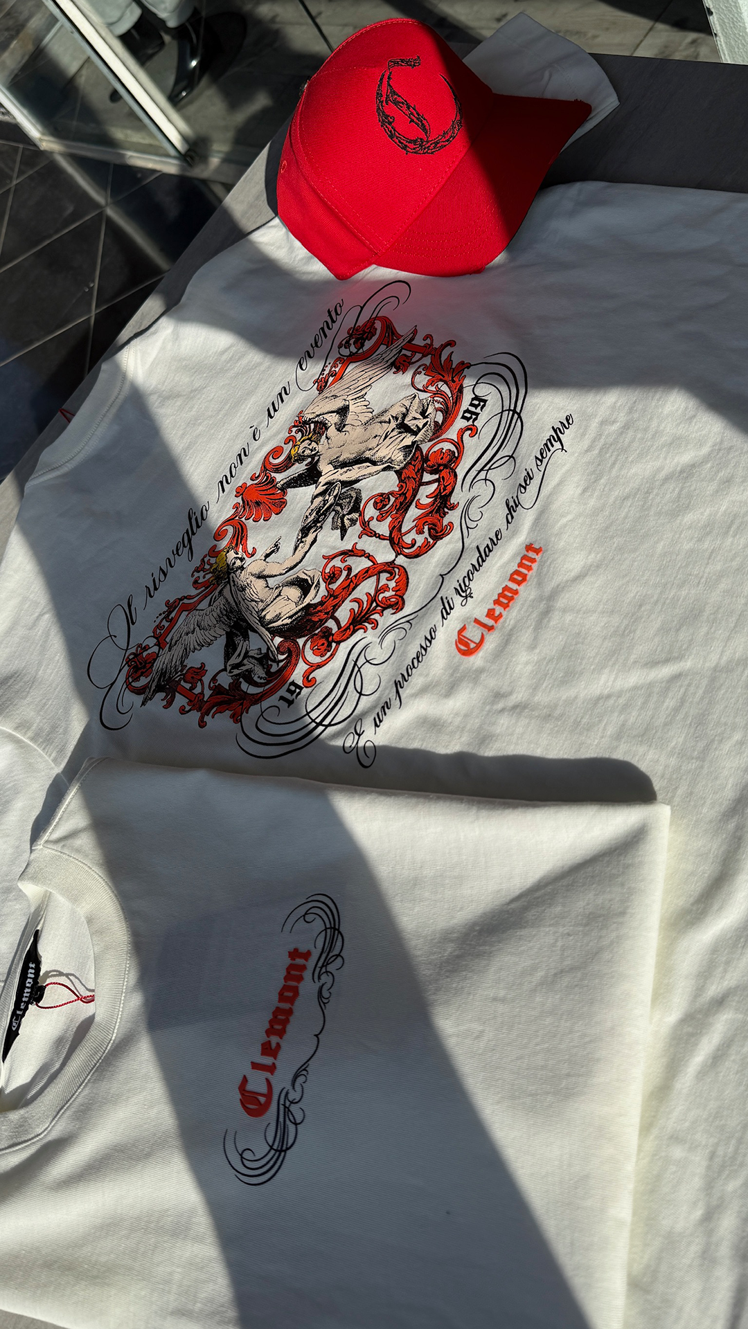 Camiseta Clemont Erebo Crema