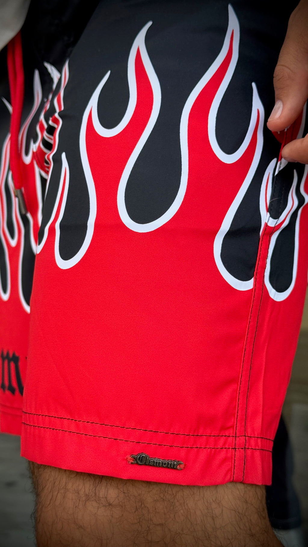 PANTALONETA CLEMONT PARADIGMA NEGRO/ROJO