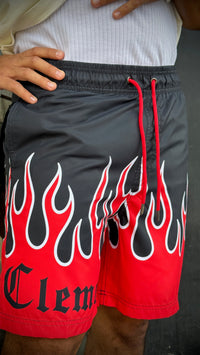 PANTALONETA CLEMONT PARADIGMA NEGRO/ROJO