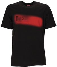 Camiseta  Diesel Logo Printed Distressed T-Shirt
