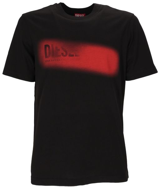 Camiseta  Diesel Logo Printed Distressed T-Shirt