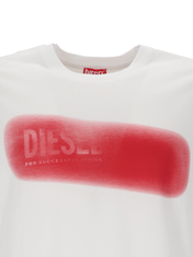 Camiseta  Diesel Logo Printed Distressed T-Shirt