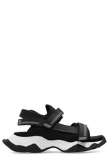Sandalias gruesas con tira táctil de Dsquared2