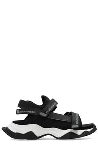 Sandalias gruesas con tira táctil de Dsquared2