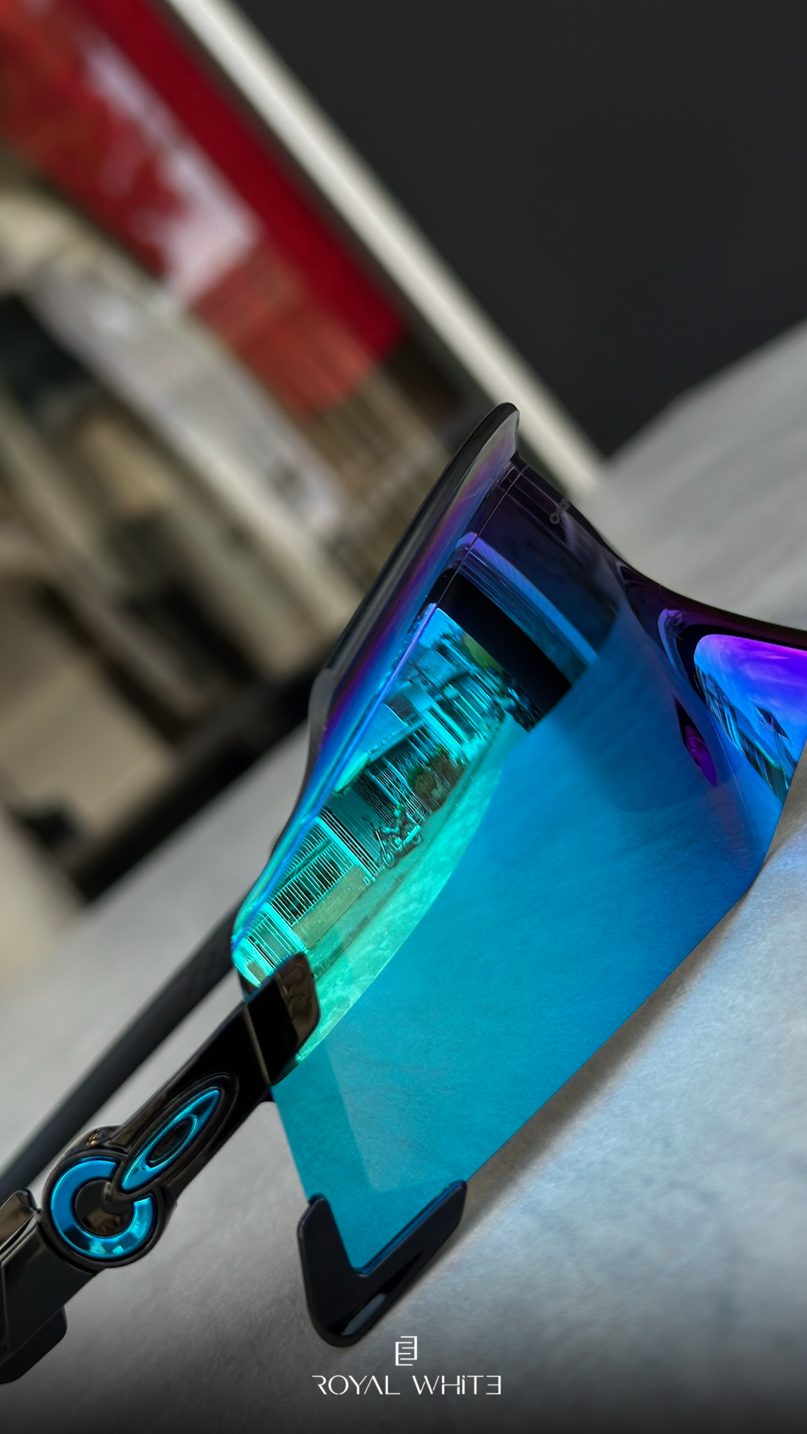 GAFAS OAKLEY Negro pulido AZUL