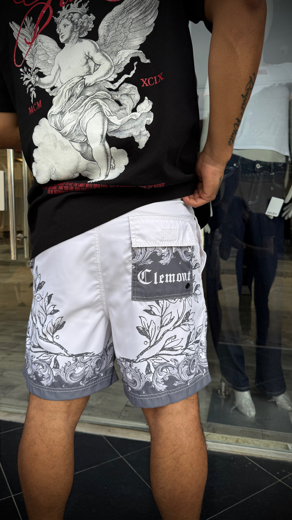 PANTALONETA CLEMONT PERPETUO CREMA/GRIS