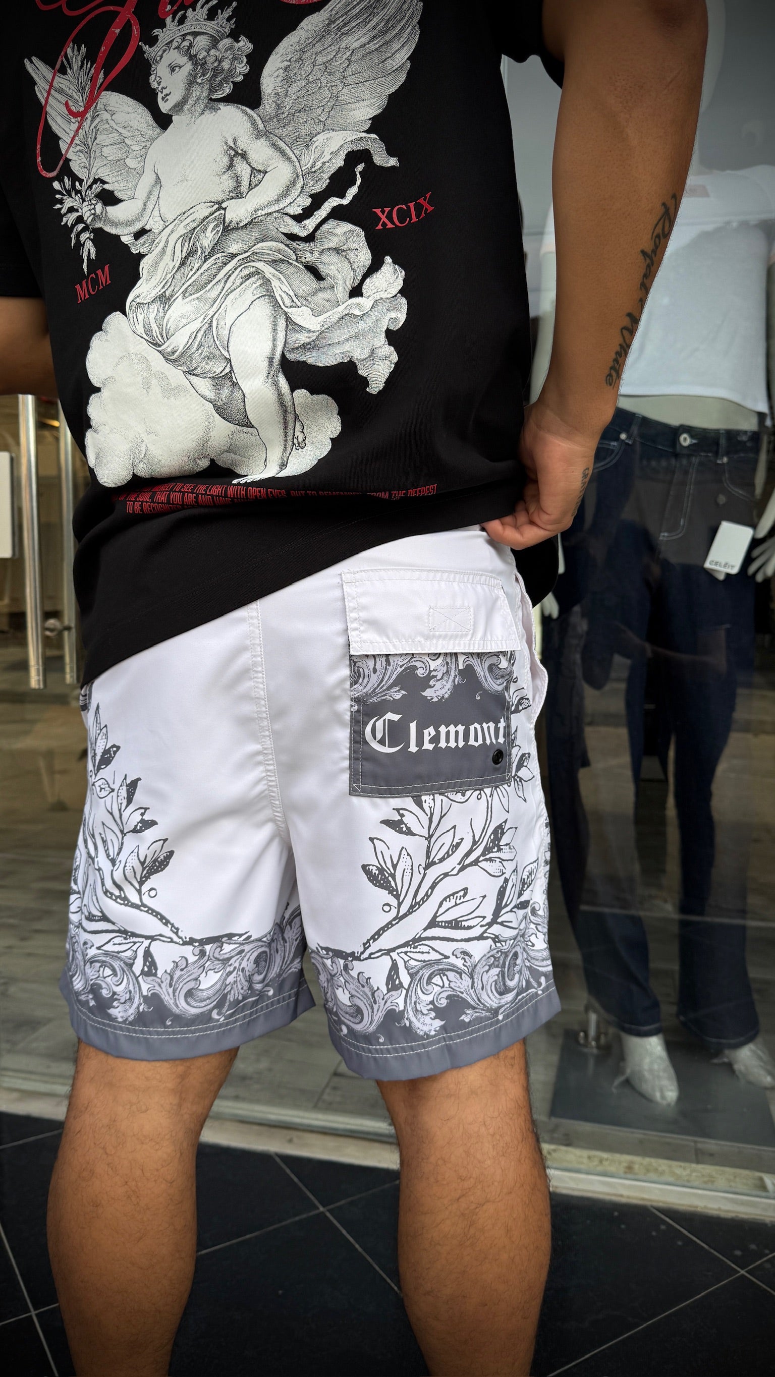 PANTALONETA CLEMONT PERPETUO CREMA/GRIS