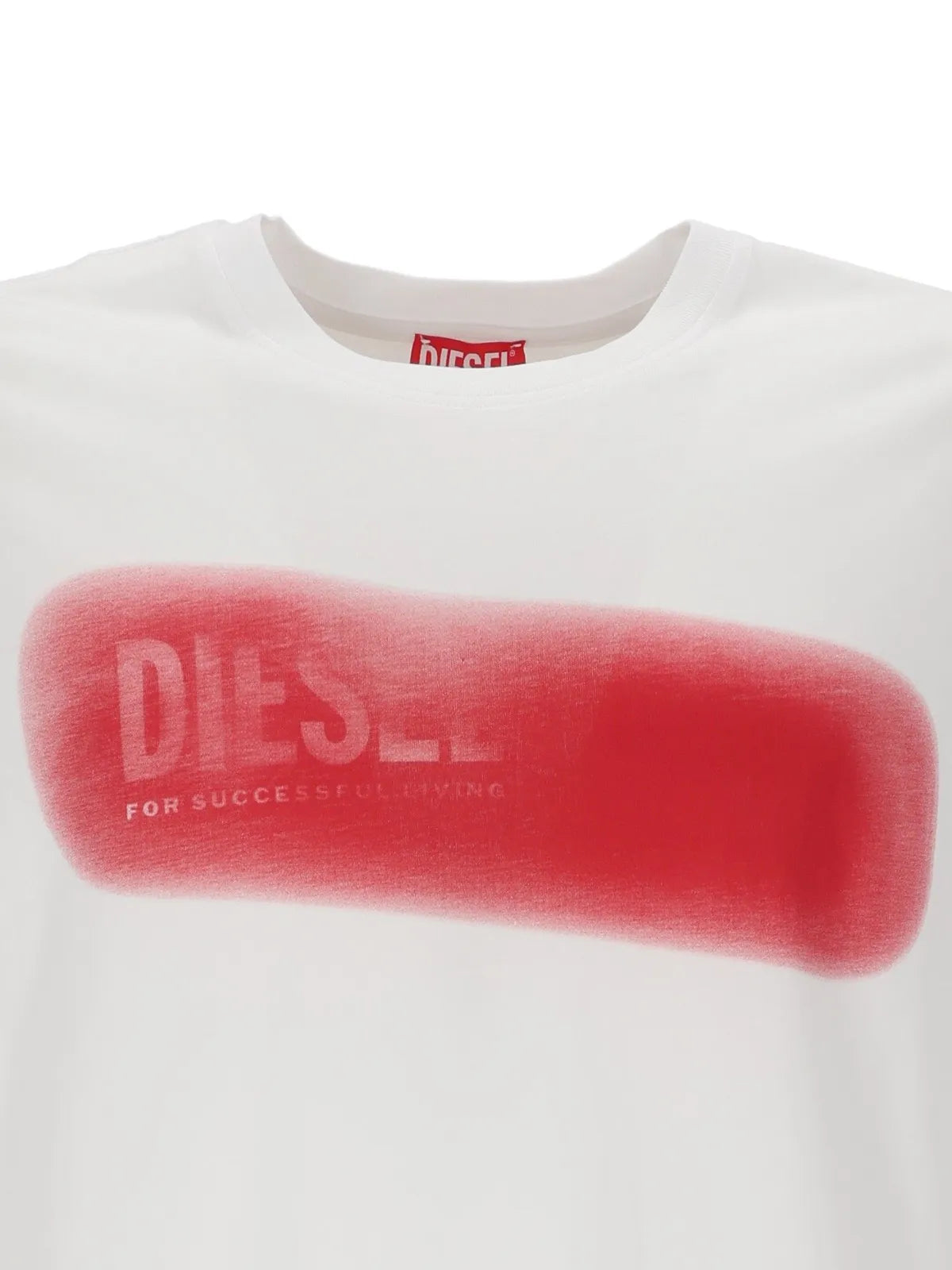 Camiseta  Diesel Logo Printed Distressed T-Shirt