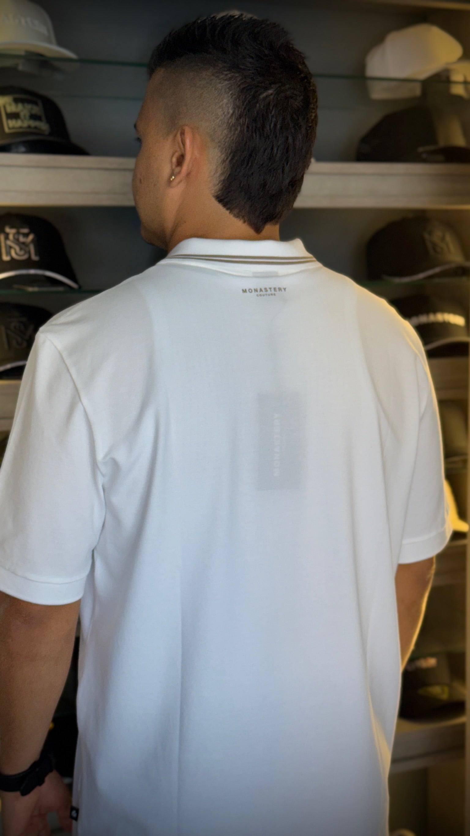 CAMISETA MONASTERY KORION POLO WHITE