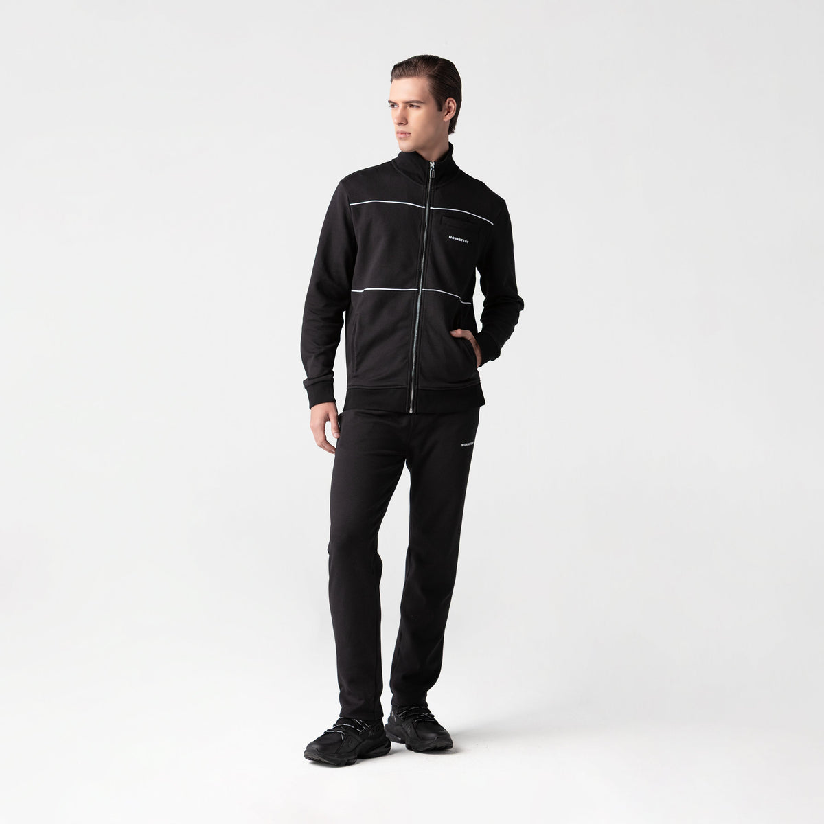 Sudadera Monastery Avalon Negra