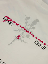 CROP TOP FLOWER WHITE AP CROWN
