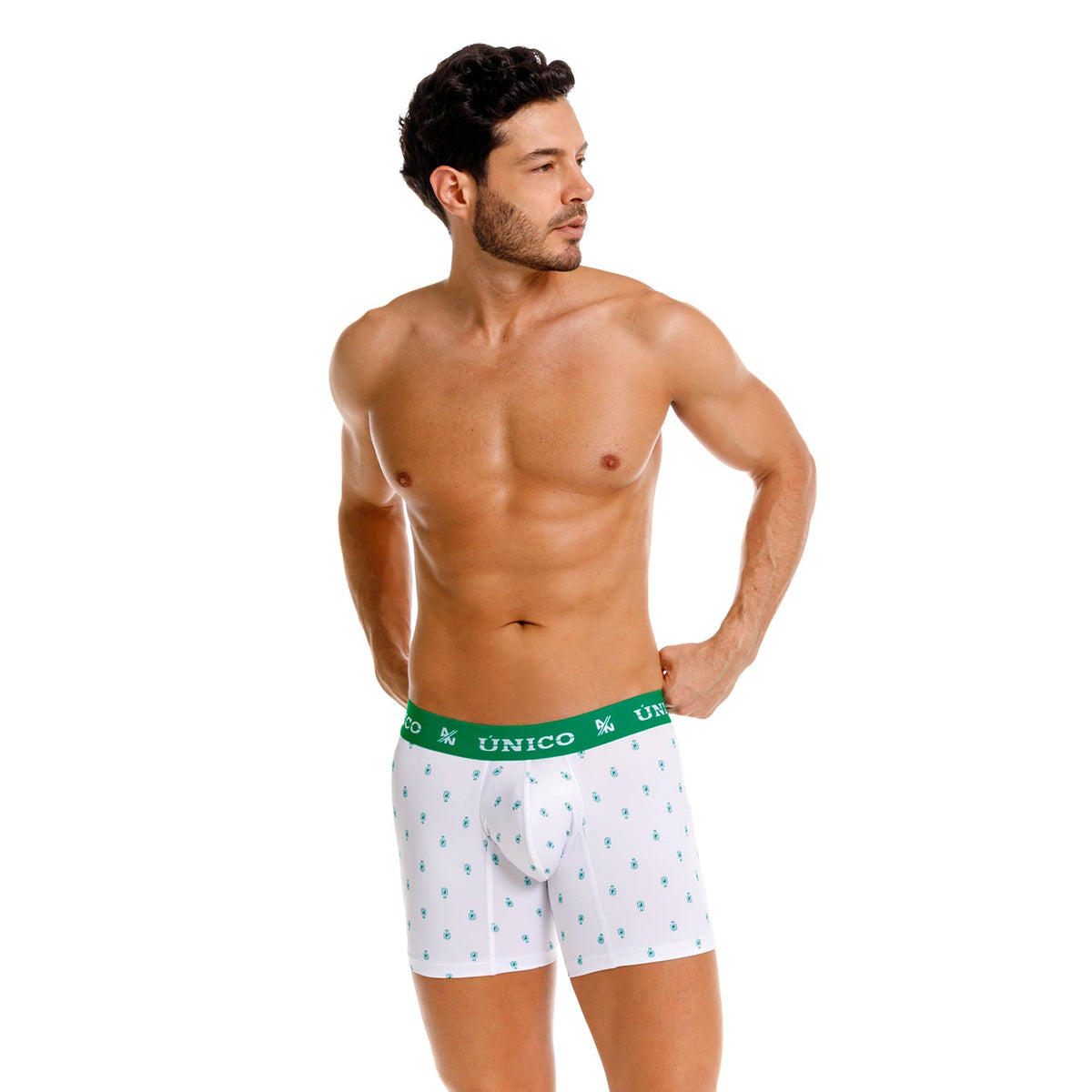 BOXER MEDIO RETRO BLANCO BLANCO