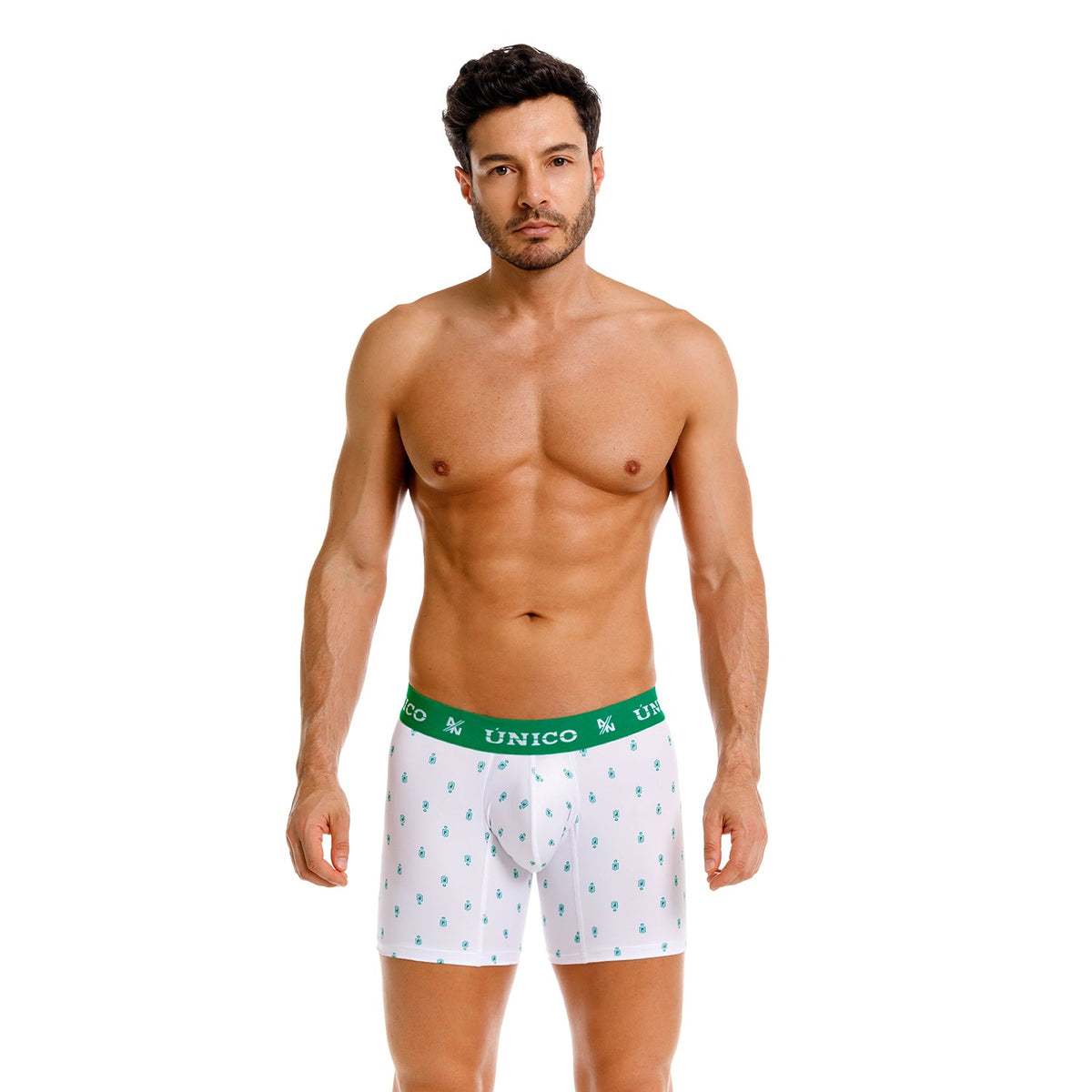 BOXER MEDIO RETRO BLANCO BLANCO
