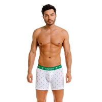BOXER MEDIO RETRO BLANCO BLANCO