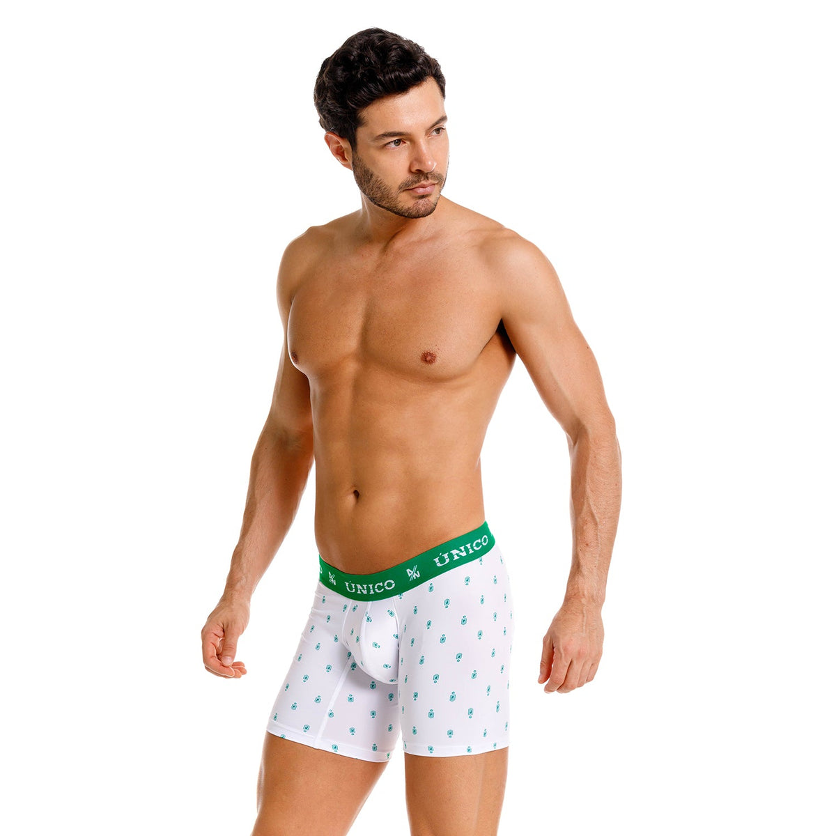BOXER MEDIO RETRO BLANCO BLANCO