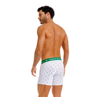 BOXER MEDIO RETRO BLANCO BLANCO