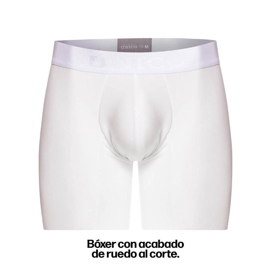 BOXER MEDIO WHITE FINE CUT BLANCO