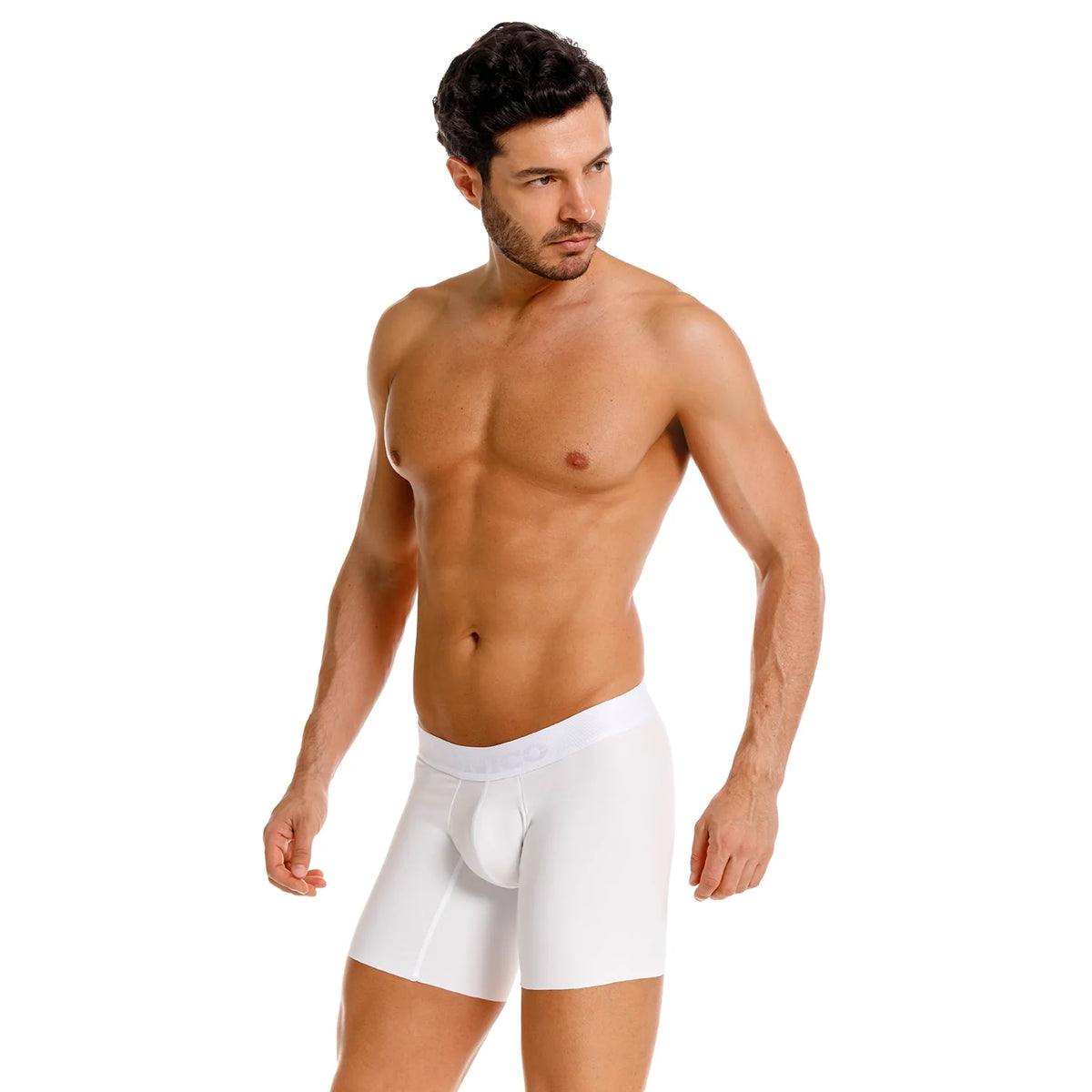 BOXER MEDIO WHITE FINE CUT BLANCO