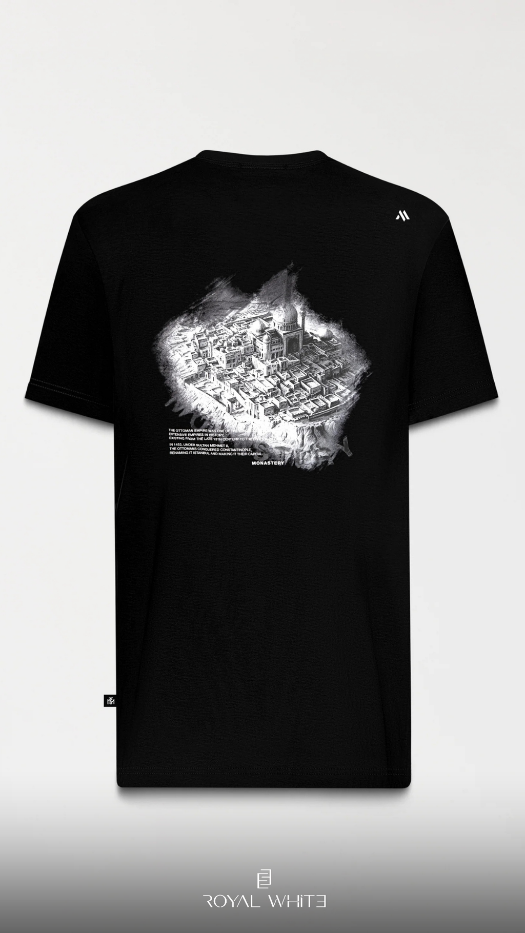 CAMISETA HADRIAN MONASTERY BLACK