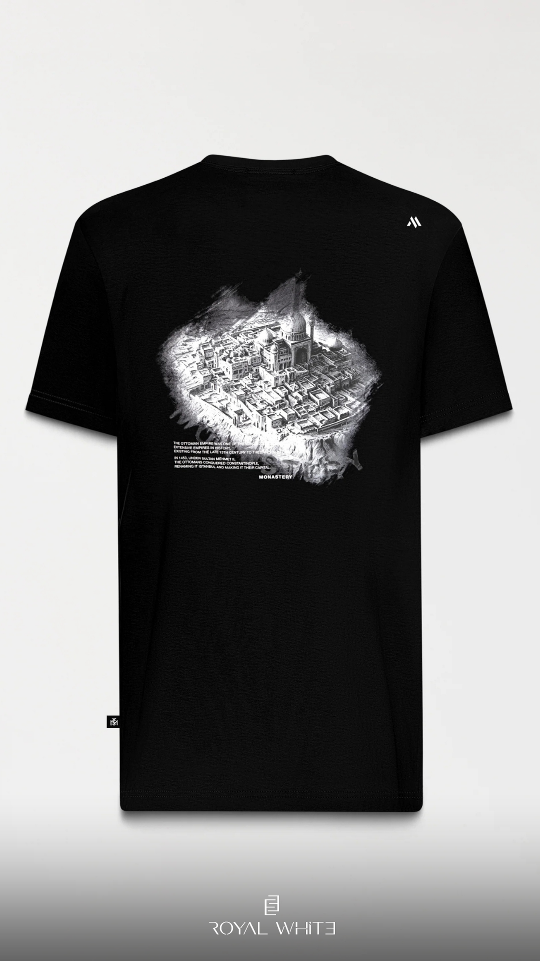 CAMISETA HADRIAN MONASTERY BLACK