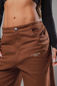 PANTALON GRATEUR CAFE LABEUR