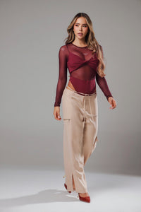 BODY TRENDESE LABEUR VINO TINTO