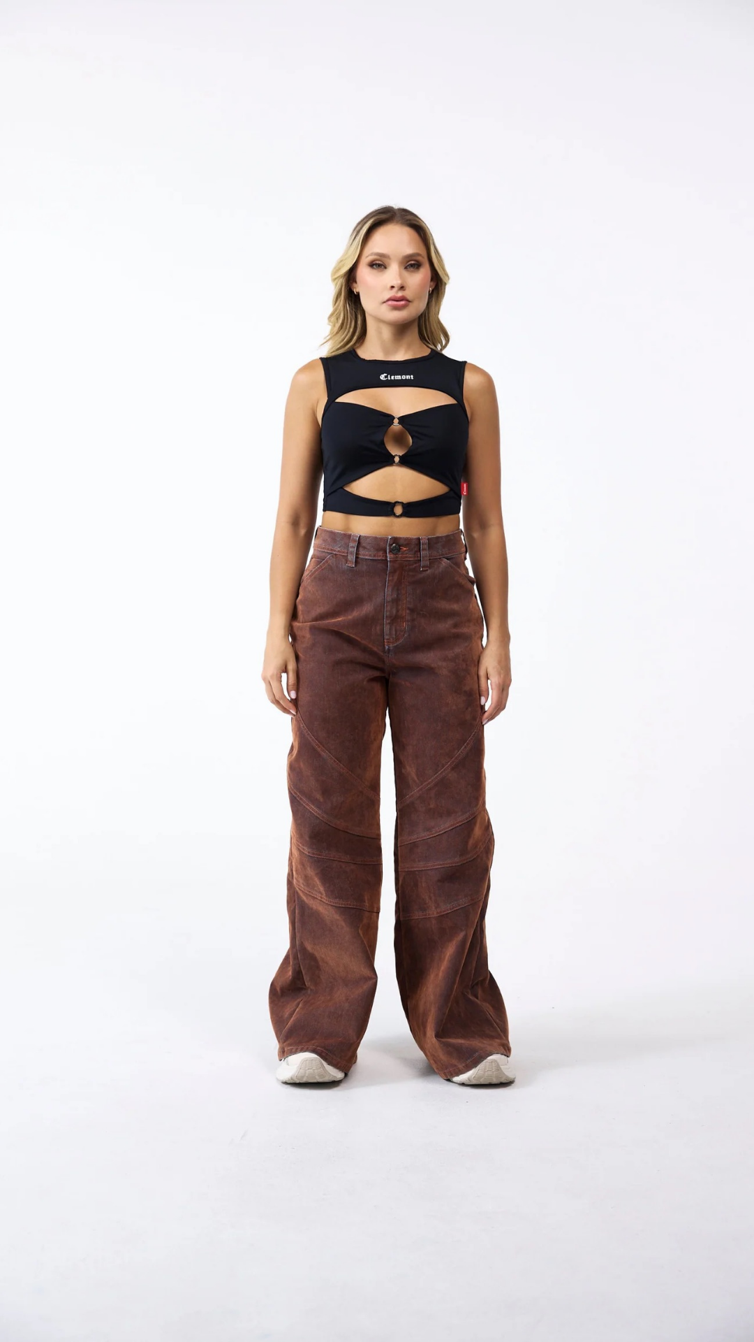 CROP TOP LIBERAZIONE NEGRO