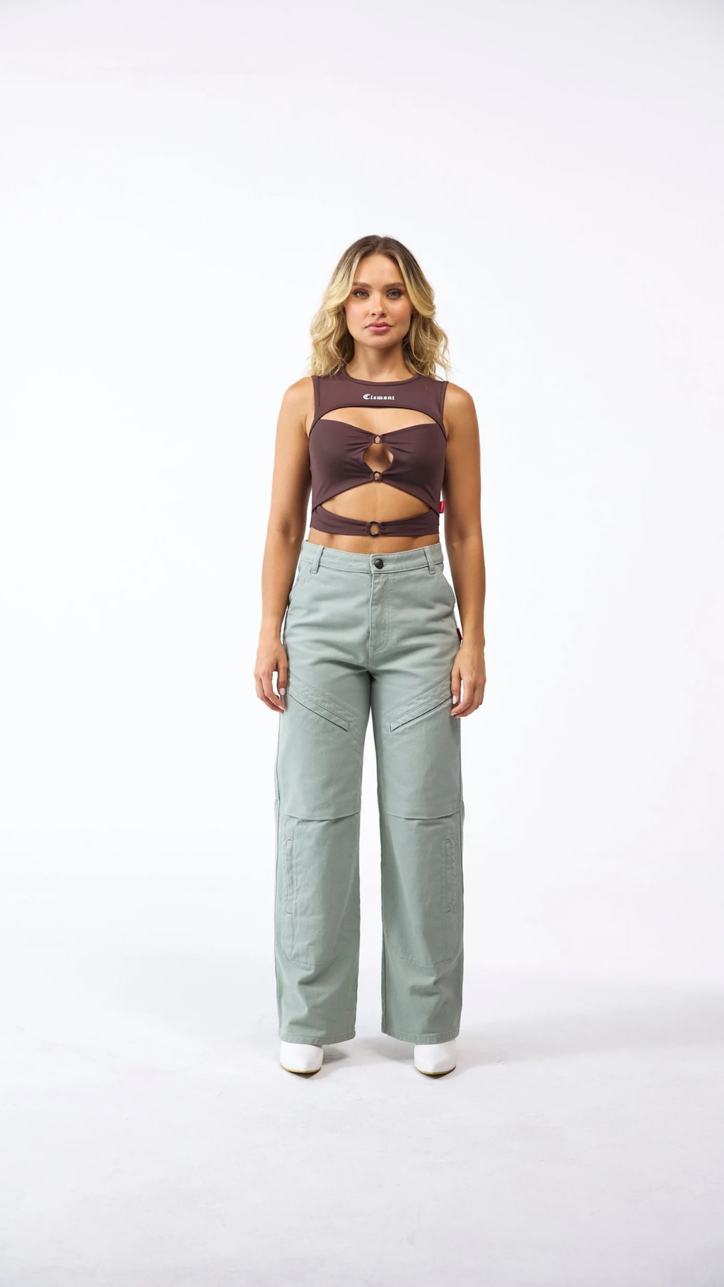 CROP TOP LIBERAZIONE MOCCA