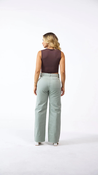 CROP TOP LIBERAZIONE MOCCA