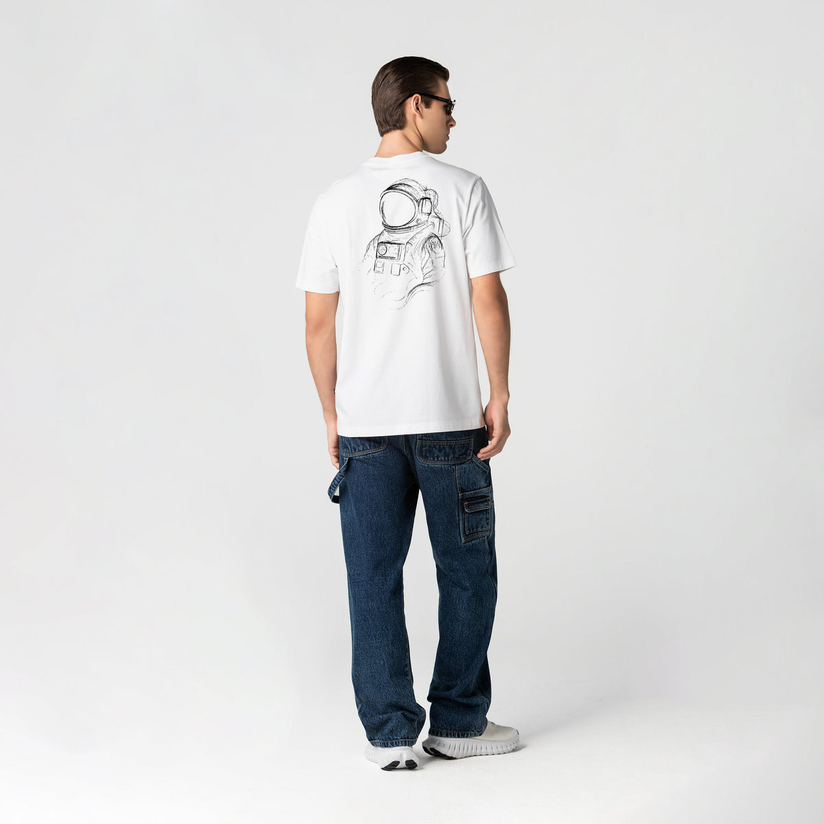 CAMISETA MONASTERY ECLIPSAR T-SHIRT MEN WHITE S/CH