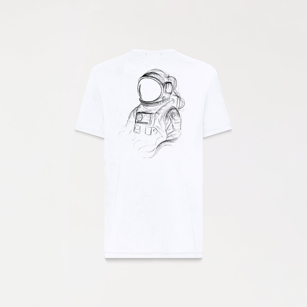 CAMISETA MONASTERY ECLIPSAR T-SHIRT MEN WHITE S/CH