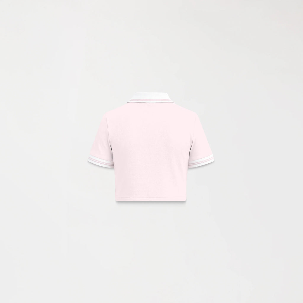 CROP TOP POLO MONASTERY ELENTH ROSE