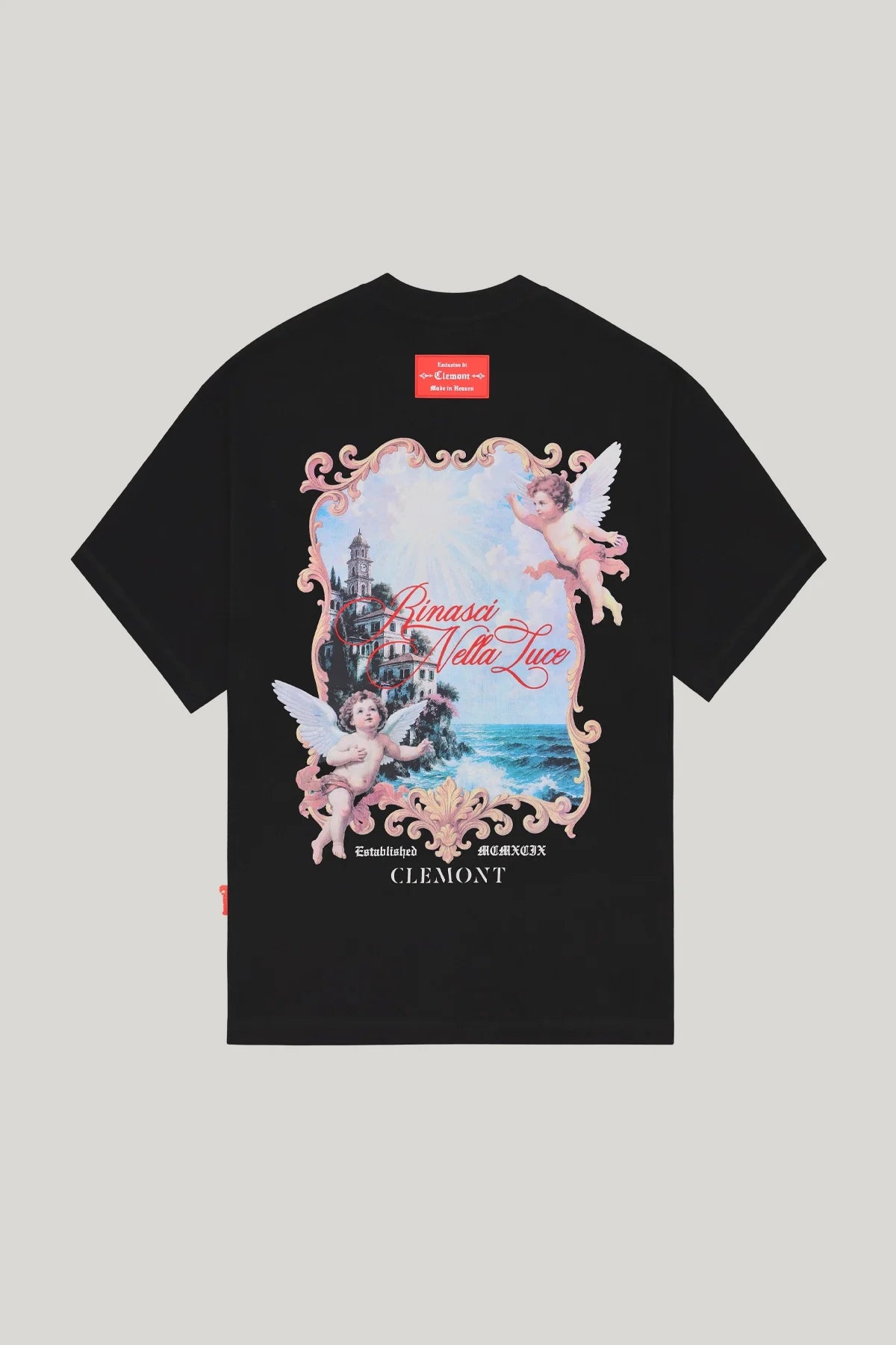 CAMISETA CLEMONT OVERSIZED HOMBRE ECCELLENZA BLACK