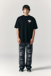 CAMISETA CLEMONT OVERSIZED HOMBRE ECCELLENZA BLACK