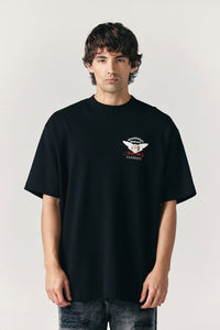CAMISETA CLEMONT OVERSIZED HOMBRE ECCELLENZA BLACK