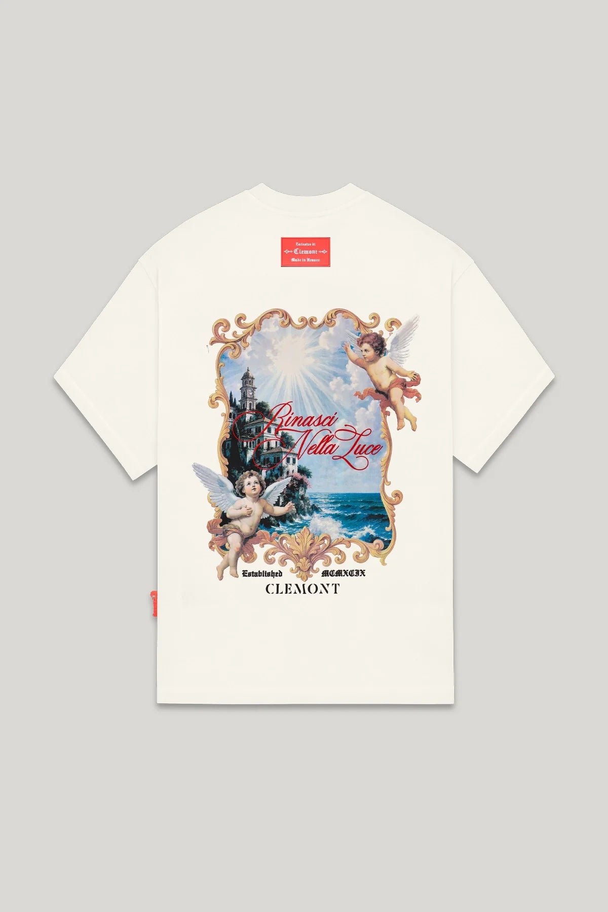CAMISETA CLEMONT OVERSIZED HOMBRE ECCELLENZA CREM