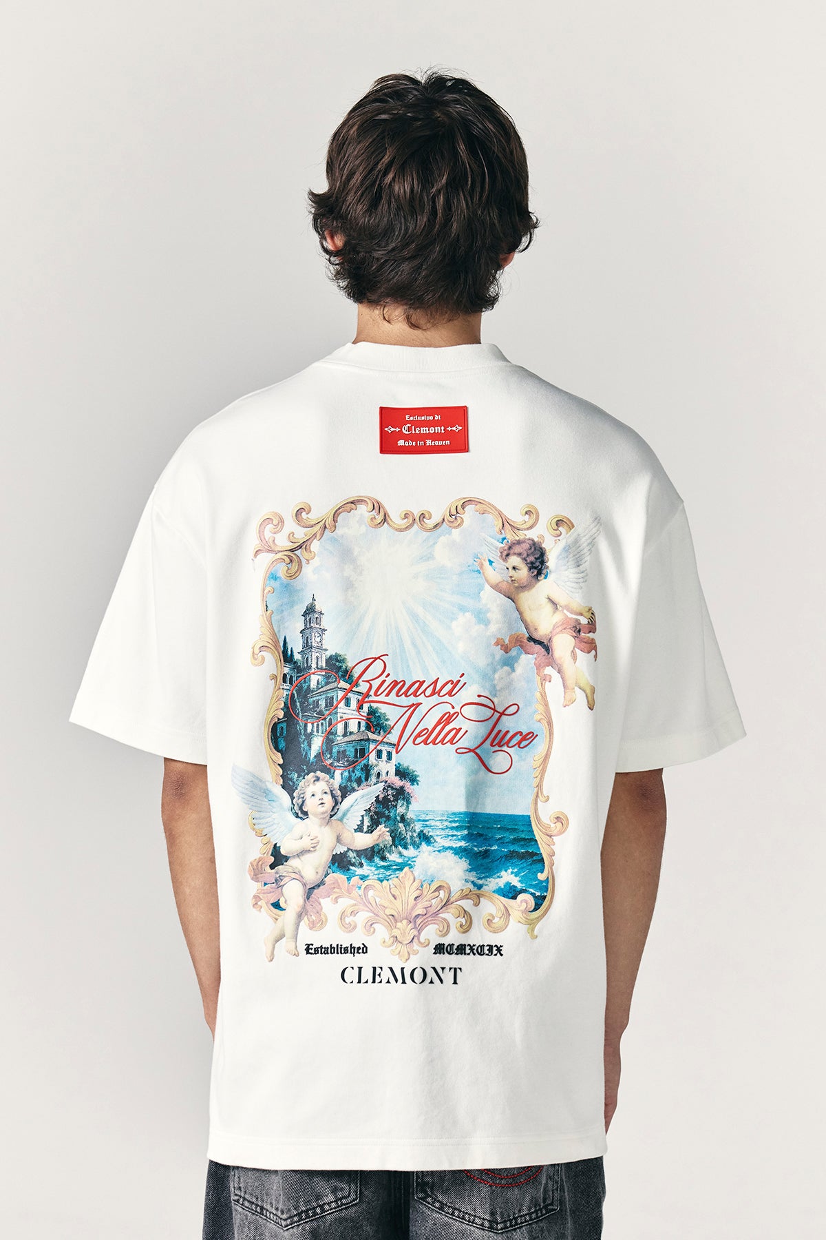 CAMISETA CLEMONT OVERSIZED HOMBRE ECCELLENZA CREM